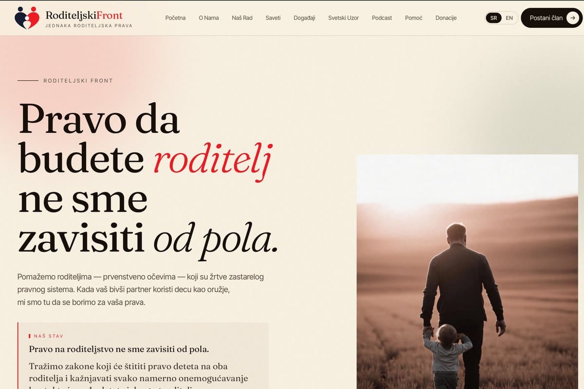 Roditeljski Front — jednaka roditeljska prava